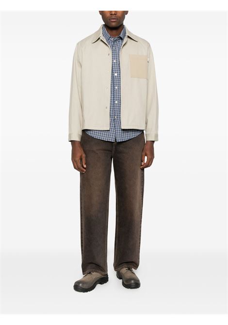 overshirt cercs uomo beige CARRER | CERCS TWILL OVERSHIRTBEIGE